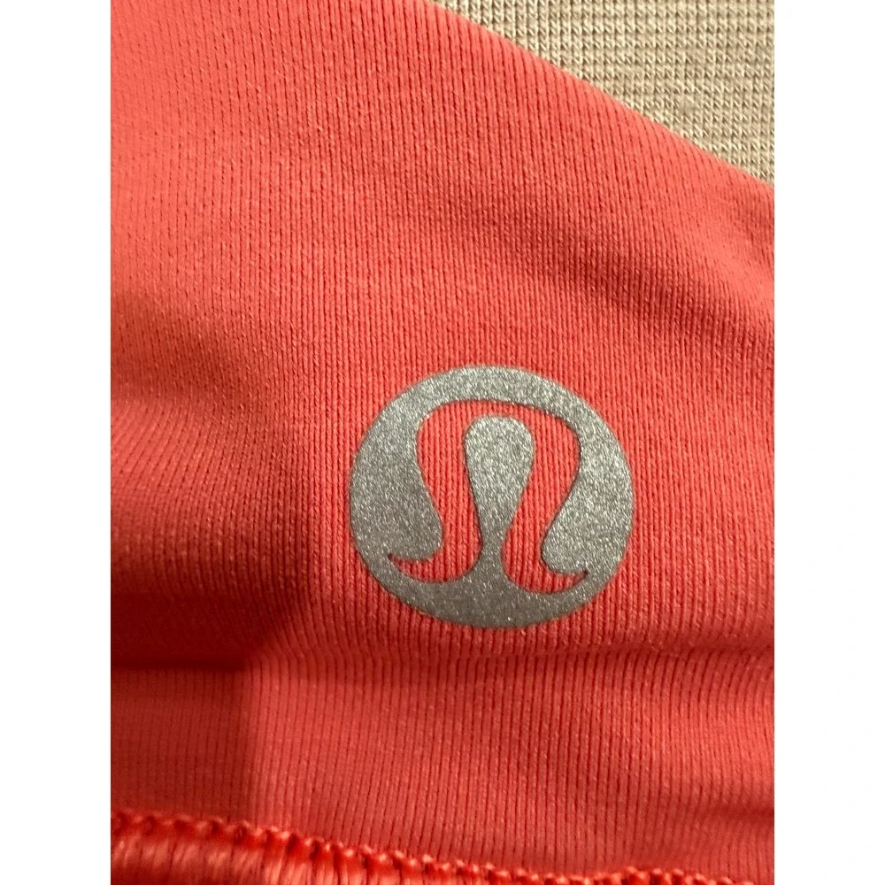 Lululemon Energy Bra Coral Pink Strappy Back Sports Bra Size 4 W2AR0S